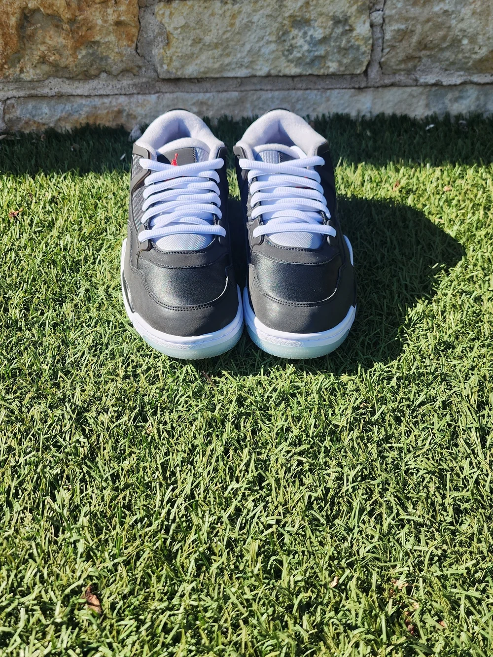 Jordan Black and White Sneakers